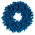 Vickerman K223330 - 30" Flocked Turquoise Wreath
