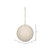 Vickerman JE220361 - 4 inch Ivory Wool Wrapped Ball Christmas Ornament - 4 Pack