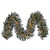 Vickerman K224717LED - 9 ft Green Frosted Douglas Christmas Garland - Warm White LED