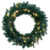 Vickerman K224727LED - 24" Frosted Douglas Wreath with Warm White LED Lights