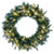 Vickerman K224727LED - 24" Frosted Douglas Wreath with Warm White LED Lights
