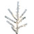 Vickerman K226066LED 6.5' x 42" Flockd Slim Pistol 3mm 1050WW