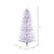 Vickerman K226075 7.5' x 46" Flocked Slim Pistol Pine 851T