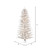 Vickerman K226076LED 7.5' x 46" Flockd Slim Pistol 3mm 1400WW