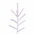 Vickerman K226090 12' x 72" Flocked Slim Pistol Pine 2551T