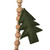  Vickerman JE220961 5ft Green Felt Tree Natural Wood Bead Garland 