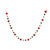 Vickerman JE221777 - 6 ft Multicolor Wool Pom Pom Christmas Garland - Unlit
