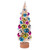 Vickerman LS204412 1ft Multi-Color Ornament Table Top Christmas Tree