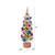 Vickerman LS204412 1ft Multi-Color Ornament Table Top Christmas Tree