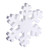 Vickerman L134601 18" White Outdoor Glitter Snowflake