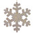 Vickerman L134611 18" Champagne Outdoor Glitter Snowflake