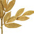 Vickerman L152908 - 22 in. Gold Glitter Bay Leaf Artificial Spray - 12 Pack