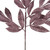 Vickerman L152945 22" Mauve Glitter BayLeaf Spray 12/Bg 