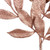 Vickerman L152958 22" Rose Gold Glit BayLeaf Spray 12/Bg 