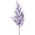 Vickerman L162406 - 28 in. Purple Glitter Wild Huck Artificial Spray - 6 Pack