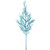 Vickerman L162412 28" Turquoise Glitt Wild Huck Spray 6/Bg 
