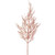 Vickerman L162458 - 28 in. Rose Gold Glitter Wild Huck Artificial Spray - 6 Pack