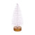 Vickerman LS220511 White Bottle Brush Table Top Christmas Tree Set of 3