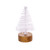 Vickerman LS220511 White Bottle Brush Table Top Christmas Tree Set of 3