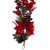 Vickerman L225414 - 6 ft Red Poinsettia Christmas Garland - Unlit