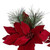 Vickerman L225428 - 28" Merry Red Poinsettia Decoratd Wreath