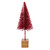 Vickerman LS221303 Red Bottle Brush Table Top Christmas Tree Set of 3