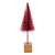 Vickerman LS221303 Red Bottle Brush Table Top Christmas Tree Set of 3