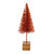 Vickerman LS221318 Orange Bottle Brush Table Top Christmas Tree Set of 3