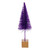 Vickerman LS221326 Plum Bottle Brush Table Top Christmas Tree Set of 3