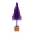 Vickerman LS221326 Plum Bottle Brush Table Top Christmas Tree Set of 3