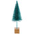 Vickerman LS221342 Teal Bottle Brush Table Top Christmas Tree Set of 3 