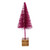 Vickerman LS221363 Rose Bottle Brush Table Top Christmas Tree Set of 3