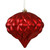 Vickerman M112203 5.7" Red Matte-Glitter Diamond
