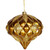 Vickerman M112230 - 5.7 inch Antique Gold Glitter Onion Christmas Ornament