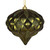 Vickerman M1122OL - 5.7 inch Olive Glitter Onion Christmas Ornament
