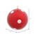 Vickerman M120203 5.5" Red Candy Polka Dot Ball