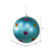 Vickerman M120212 - 5.5 inch Turquoise Glitter Ball Christmas Ornament