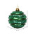  Vickerman M132004 6" Green Candy Glitter Wave Ball 