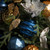 Vickerman M132031 6" Midnt Blue Candy Glitter Wave Ball
