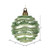 Vickerman M132054 6'' Celadon Green Candy Glit Wave Ball