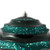 Vickerman M132062 6'' Sea Blue Candy Glitter Wave Ball