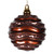 Vickerman M1320CH 6'' Chocolate Candy Glitter Wave Ball
