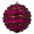  Vickerman M132121 8" Berry Red Candy Glitter Wave Ball 