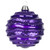 Vickerman M132126 8" Plum Candy Glitter Wave Ball