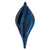Vickerman M132531 - 8 inch Midnight Blue Glitter Teardrop Christmas Ornament