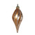 Vickerman M132558 - 8 inch Rose Gold Glitter Teardrop Christmas Ornament
