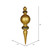 Vickerman M111808 - 62 inch Gold 4-Finish Finial Christmas Ornament