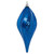 Vickerman M132602 - 12 inch Blue Drop Christmas Ornament