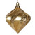 Vickerman M133208 - 6 inch Gold Glitter Diamond Christmas Ornament