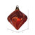 Vickerman M133218 - 6 inch Orange Glitter Diamond Christmas Ornament